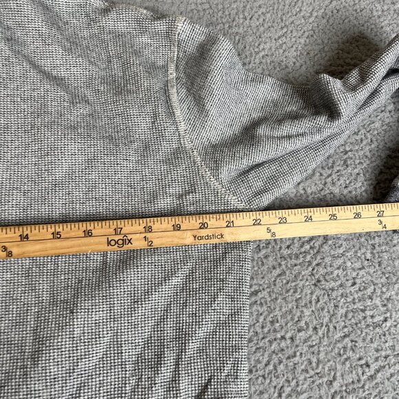 Hurley Sweatshirt Mens XL Gray Hoodie Thermal Waffle Pullover Sweater Surf Skate - Picture 10 of 10